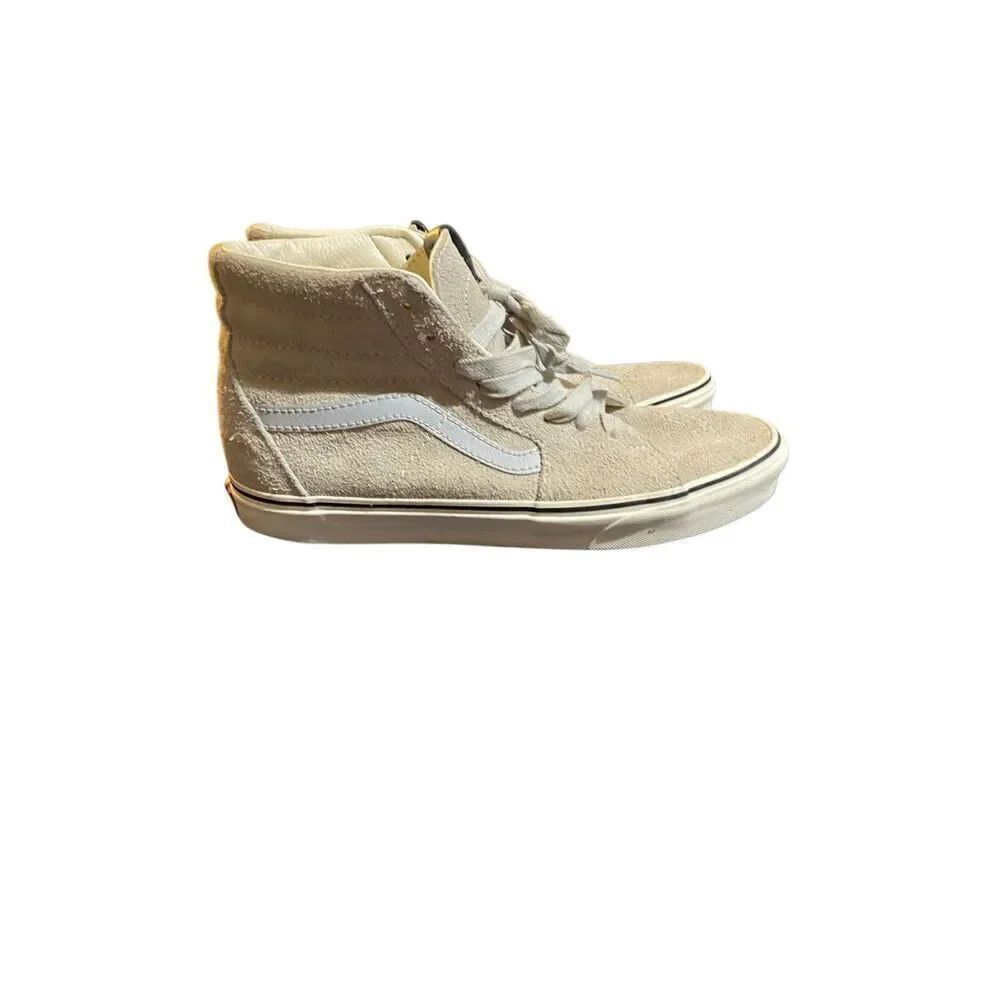 Vans men high top gray suede, athletic sneaker, 10.5.